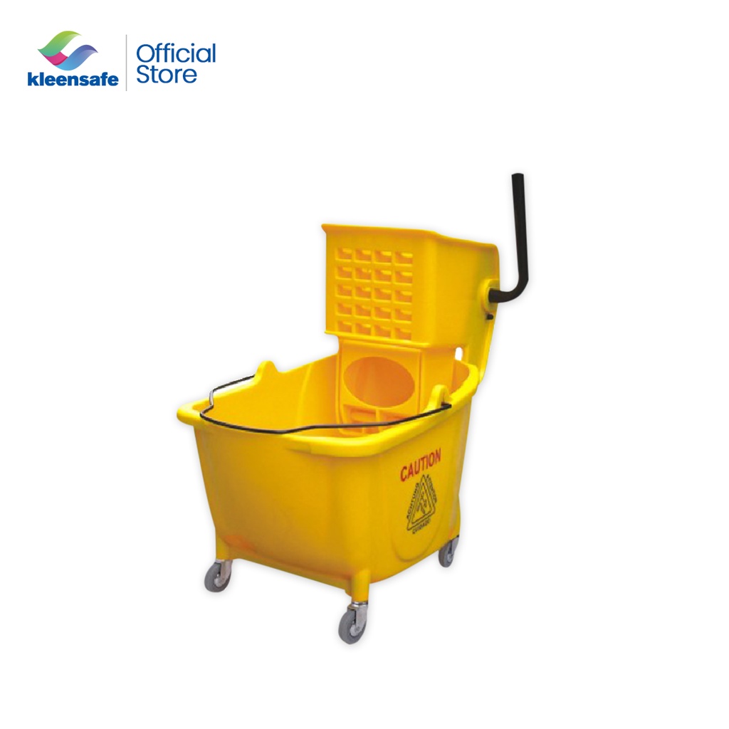 Kleensafe Heavy Duty Commercial Industrial Mop Bucket Squeezer 32L Side