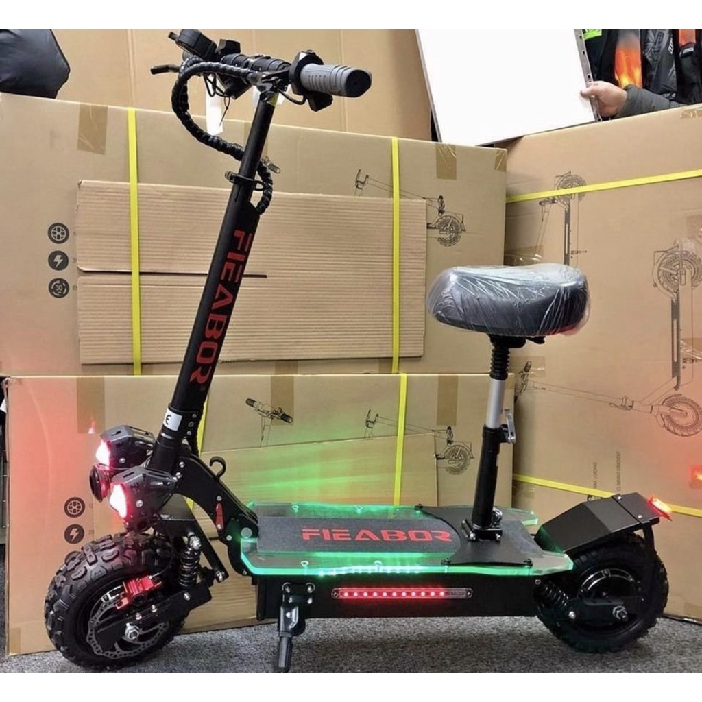 Brand New FIEABOR 60V 5600W Dual Motor Electric Adult Scooter Available