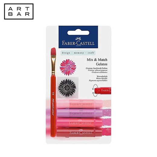 FaberCastell Watercolor Crayon 121802 4 Colors Red Gelato Art Bar PH