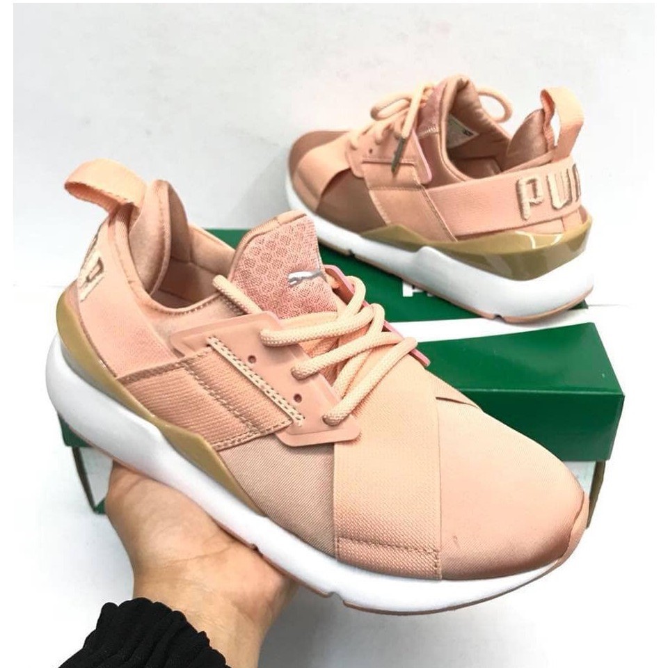 puma muse metal pink