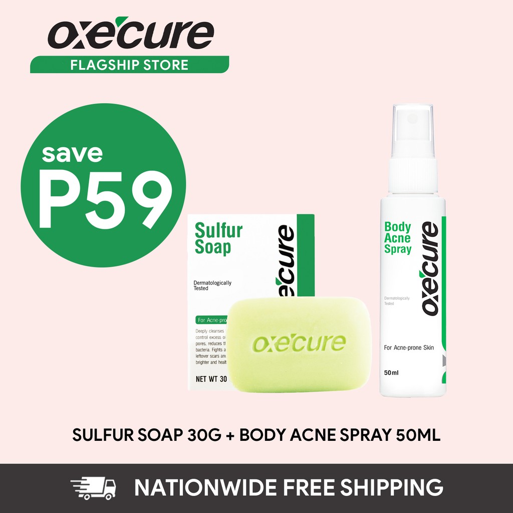 Oxecure Acne Solutions Body Starter Kit Shopee Philippines 7787