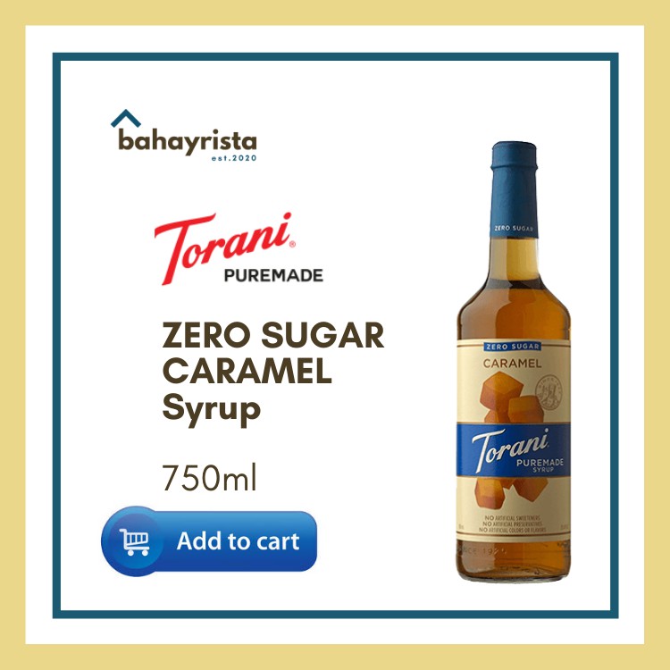 Zero Sugar Caramel Syrup 750ml (For Keto / Puremade) | Shopee Philippines