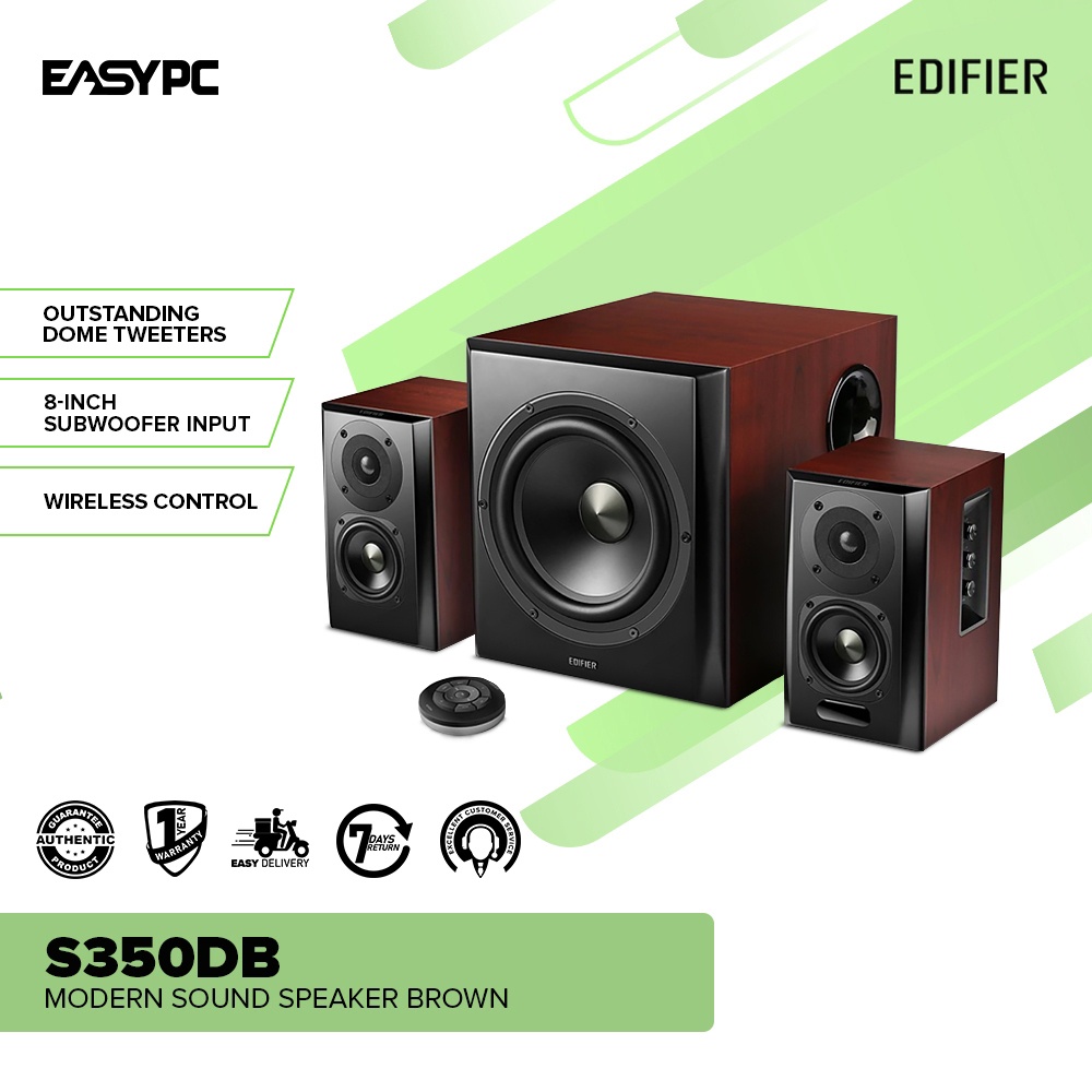 EasyPC Edifier S350DB Modern Sound Speaker Outstanding Dome Tweeters