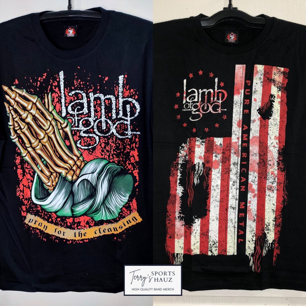 LAMB OF GOD ROCK YEAH BAND SHIRTS ASSORTED DESIGNS 2 | Shopee Philippines
