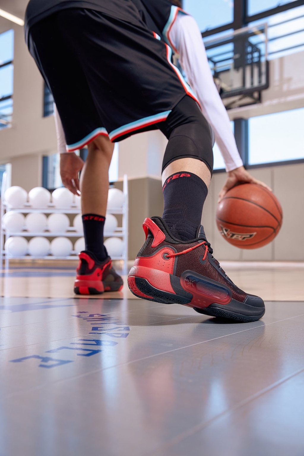 Xtep LEVITATION Men Basketball Shoes Support Sports LowTop NonSlip