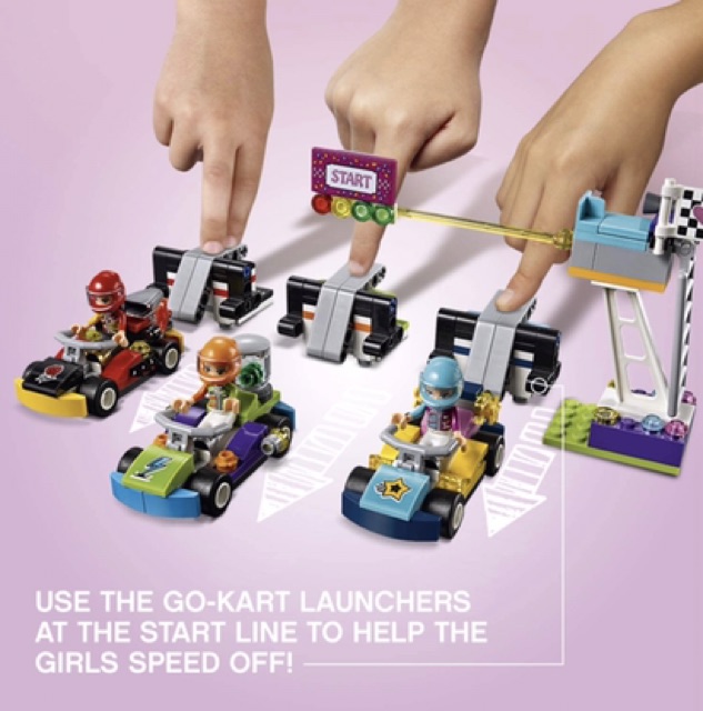 lego friends race track set