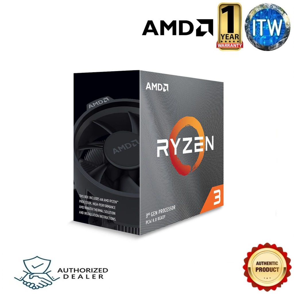 Amd Ryzen 3 3100 Quad Core Socket Am4 3 6ghz Cpu Processor With Wraith Stealth Cooler Shopee Philippines