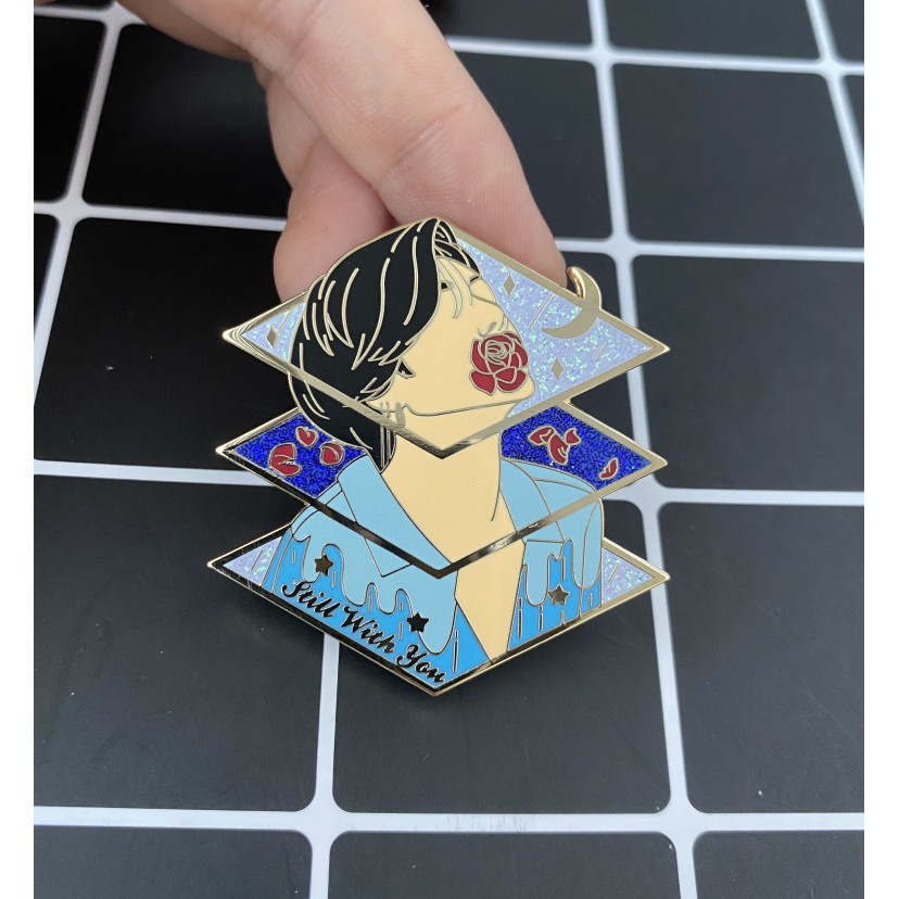 Bts Jungkook Enamel Pin Bangtan Shopee Philippines