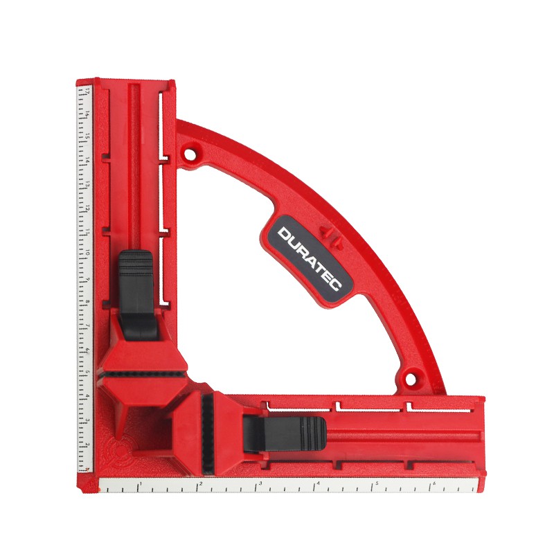 2# WYANG Right Angle Corner Clamp 2pcs ABS 90 Degree L Shape Ruler Clamps Black Plastic Picture Frame Hand Tool for Woodworking Carpenter 