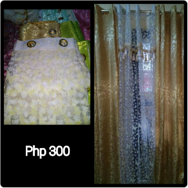 Sheer Curtain Butterfly Design Only Shopee Philippines