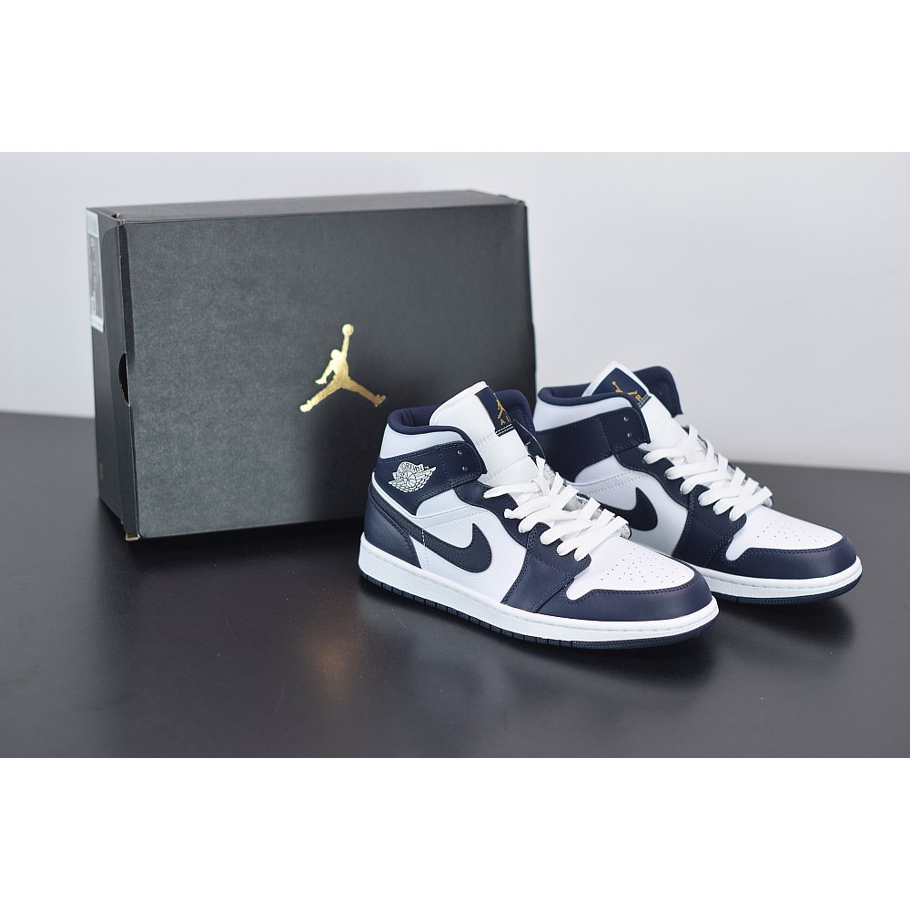 air jordan 1 mid obsidian metallic gold