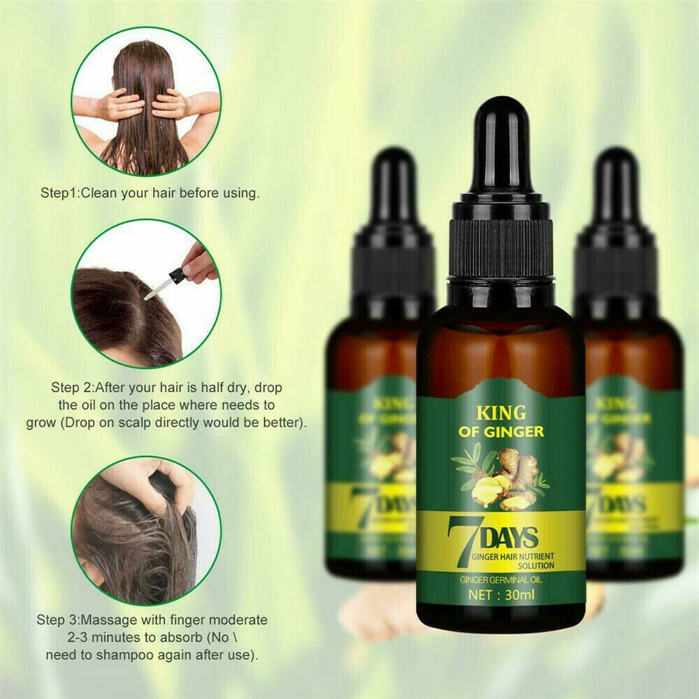 IN STOCK】Hair Growth Ginger Germinal Oil Essential Oil Hair Loss Treatment  7 Days Refreshing Nourishing Hair Follicle Long Hair Nutrient Solution |  Shopee Philippines