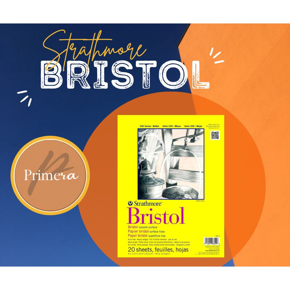 Strathmore Bristol Smooth Surface 300 Series (20 sheets) Shopee