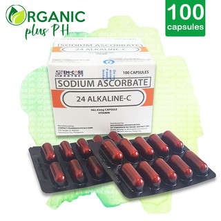 24 Alkaline C 100 capsules Non Acidic Anti Aging Immune System Booster Anti Oxidant