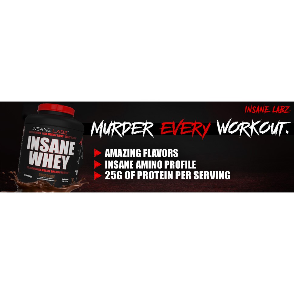 Insane Labz Insane Whey 4 8 Lbs With Free Shaker Shopee Philippines
