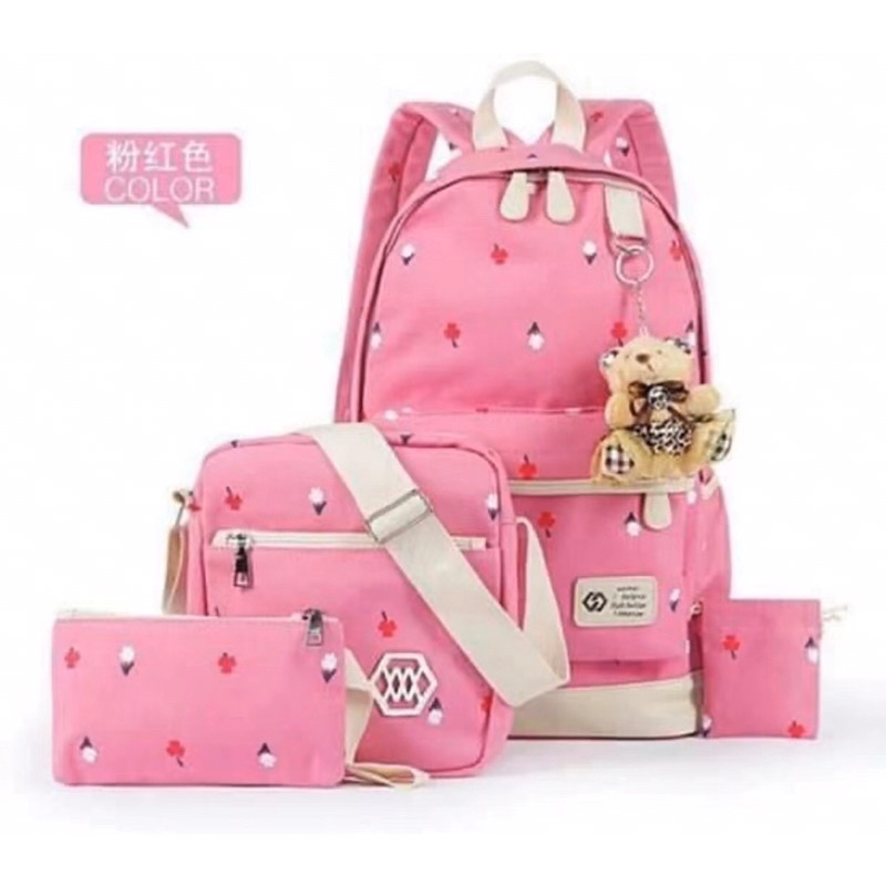 Korean school backpack 4in1 high quality 073 Shopee Philippines