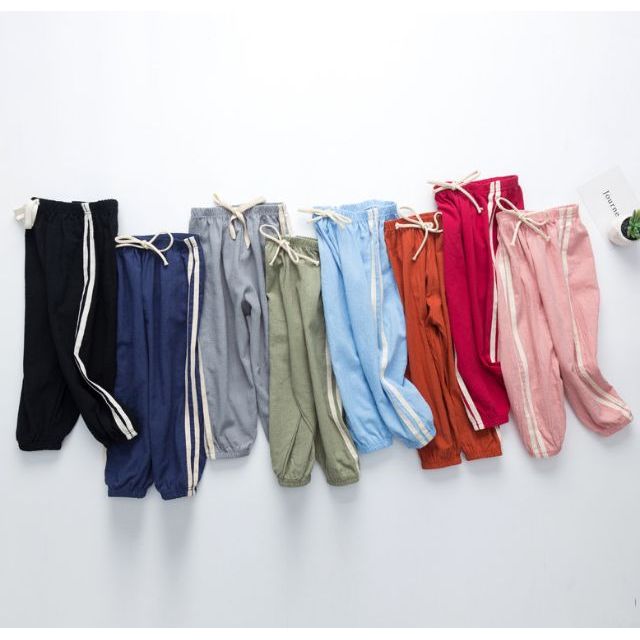 dual stripe track pants