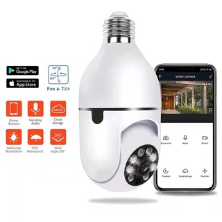 V380 Pro IP CCTV Camera Wifi Wireless CCTV Bulb CCTV Camera Connect To ...