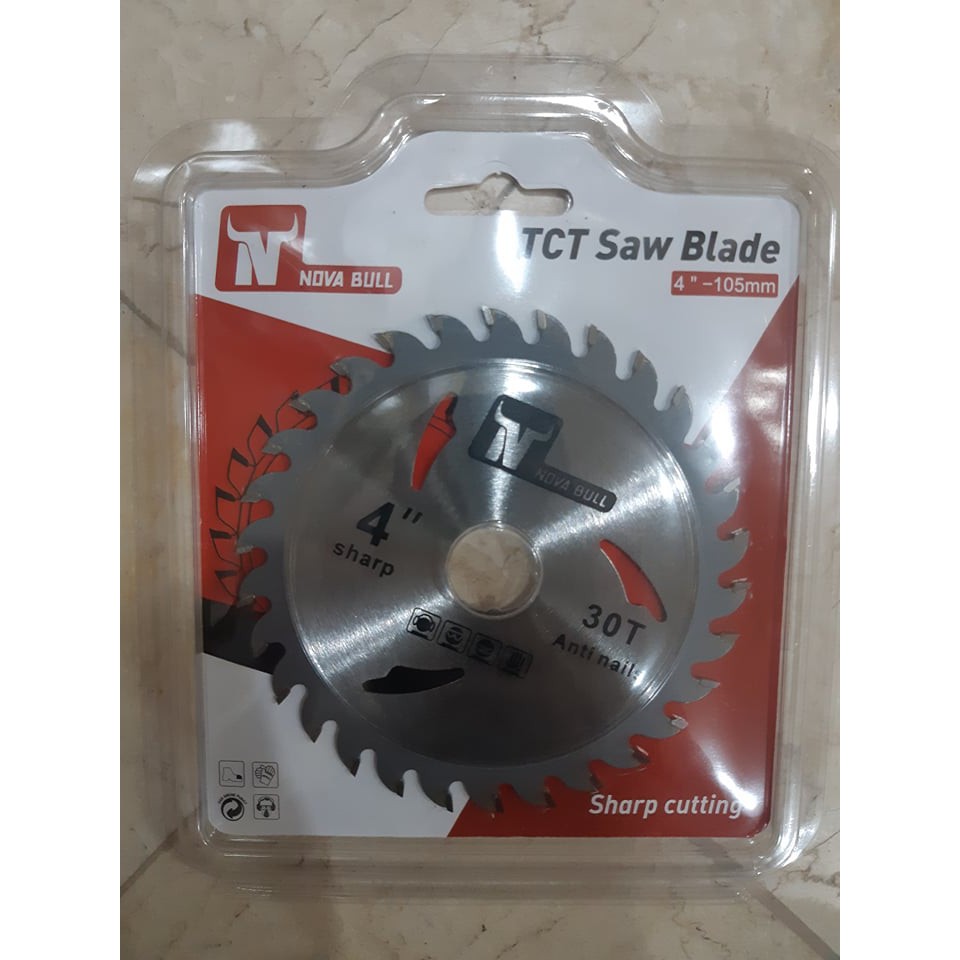 TCT Saw Blade for Wood Carbide Tipped 4"x40T Angle Grinder Wood Cutting