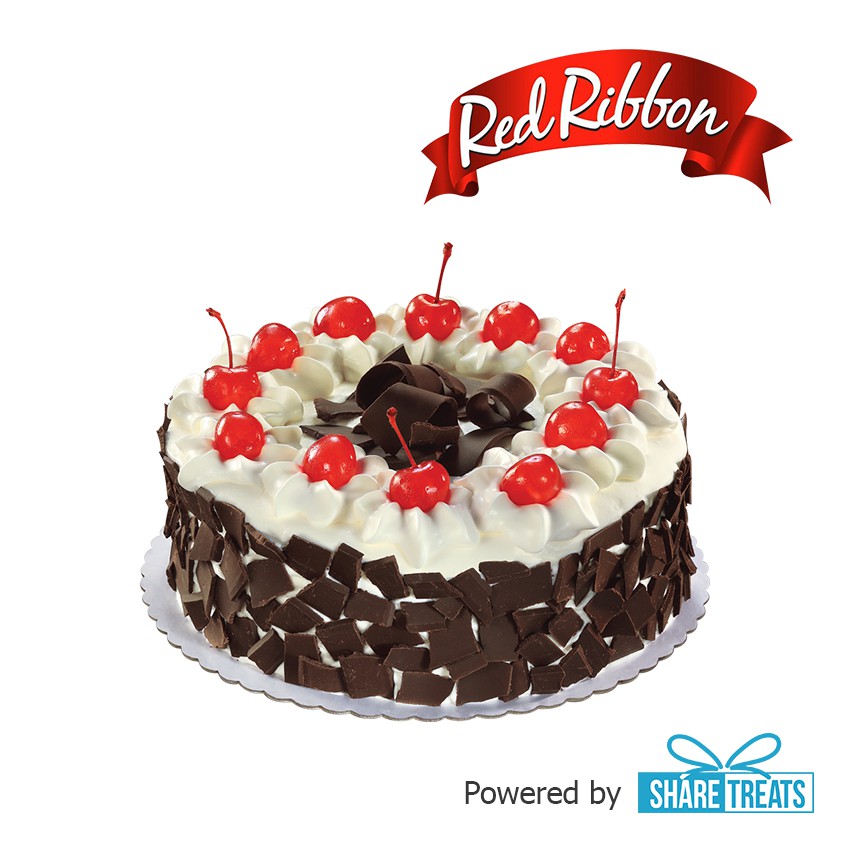 Red Ribbon Black Forest Cake Reg (SMS eVoucher) | Shopee ...