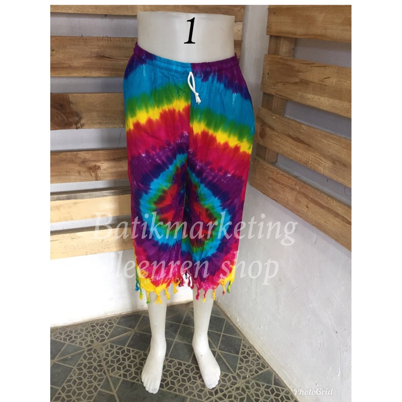 Batik bohemian tokong squarepants beach outfit native ethnic Shopee