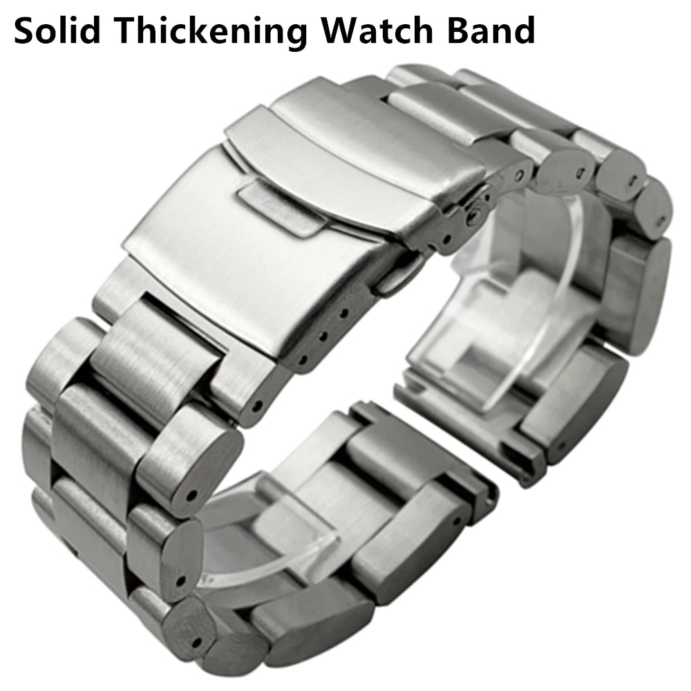 22mm stainless watch band