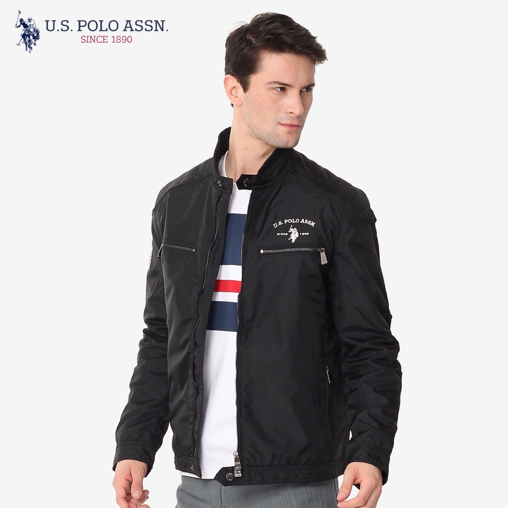 us polo assn leather jacket