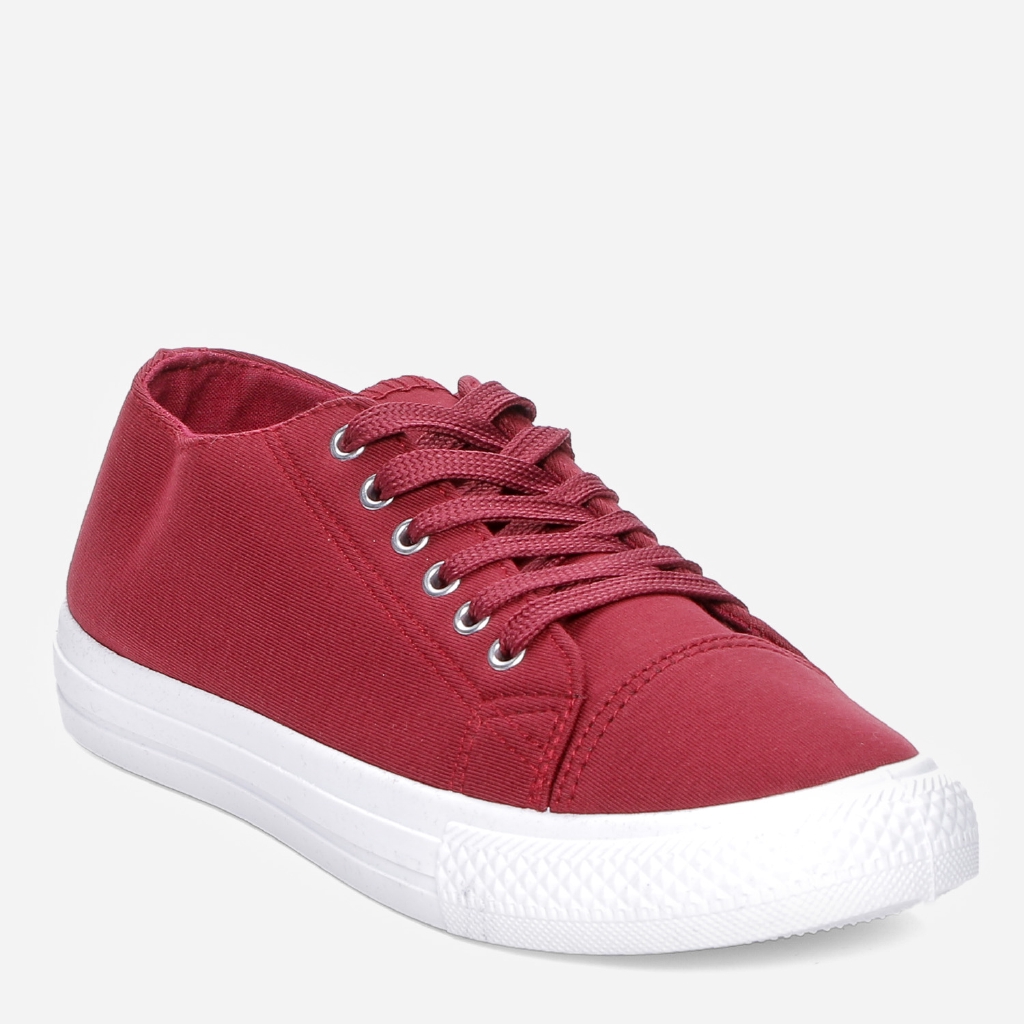 maroon canvas sneakers