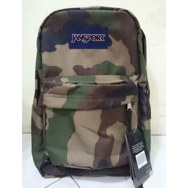 jansport camo backpack