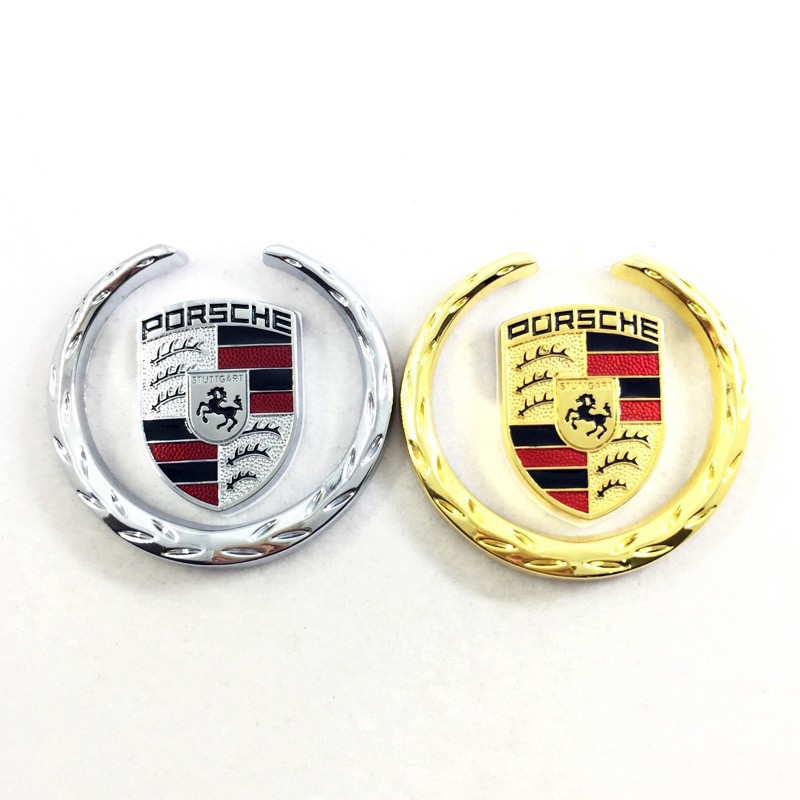 1-x-metal-porsche-horse-logo-car-auto-decorative-emblem-sticker-badge