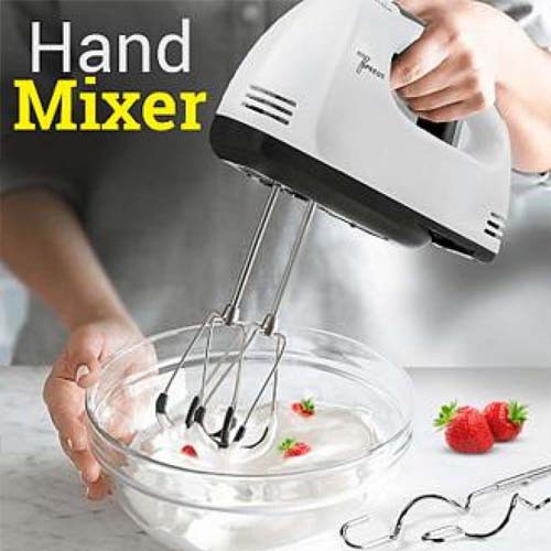 Scarlet Hand Mixer with SnapOn Case,Beaters, Whisk,hand blender,7