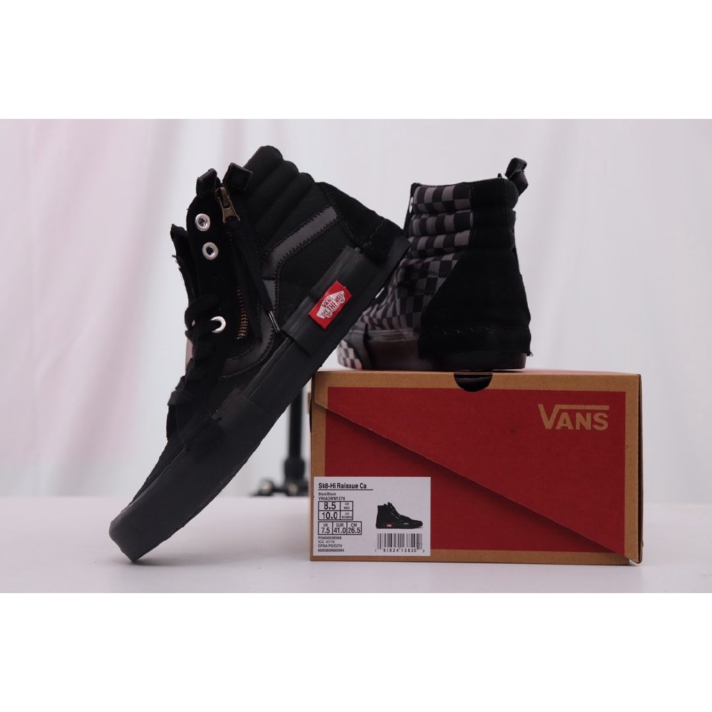 vans sk8 hi cap lx black