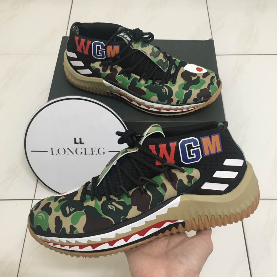 damian lillard x bape