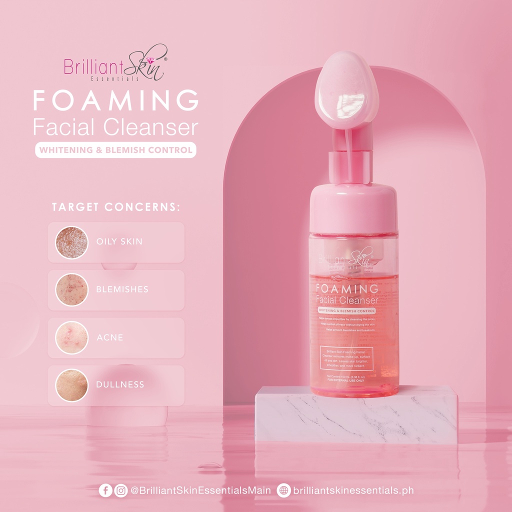 FOAMING FACIAL CLEANSER (Brilliant Skin) Shopee Philippines