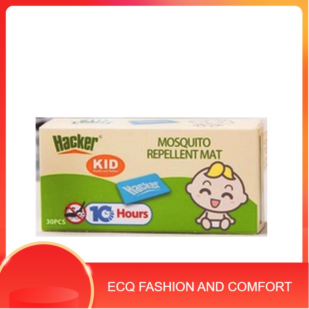 Hacker Mosquito Repellent Mat 30pcs Shopee Philippines