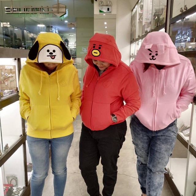 bt21 hoodie jacket