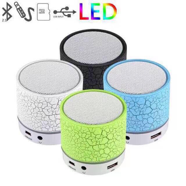 Mini Bluetooth Speaker Wireless Loudspeaker Crack LED Portable MP3 ...