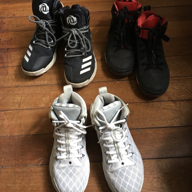 derrick rose shoes grey