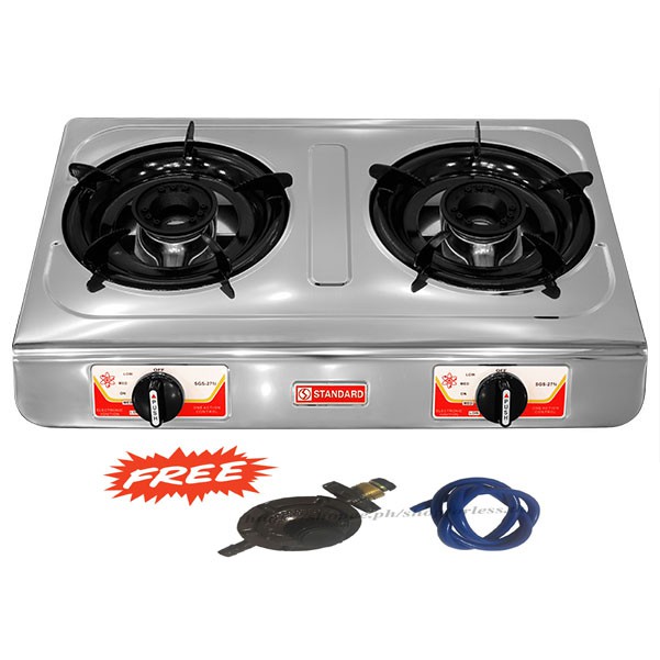 Standard Gas Stove Double Burner Sgs 271i Shopee Philippines