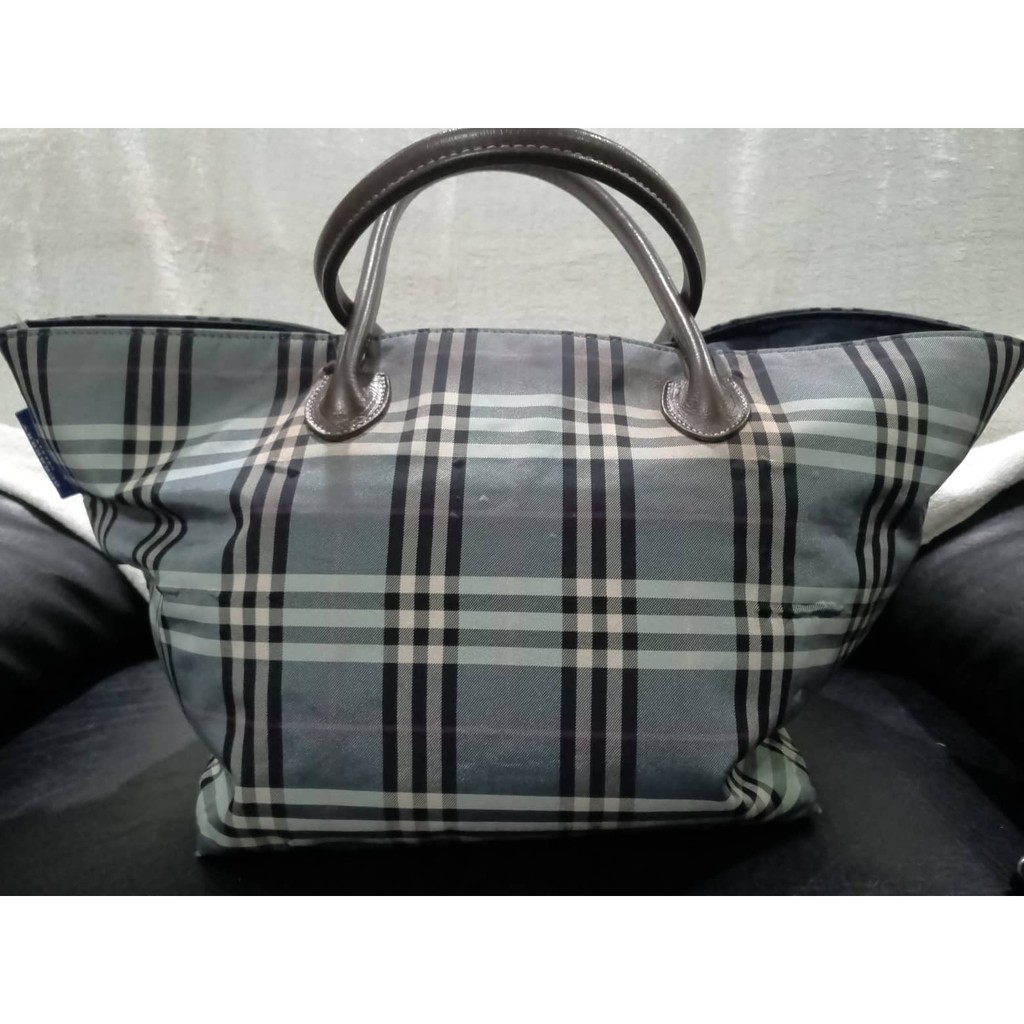 burberry bag blue