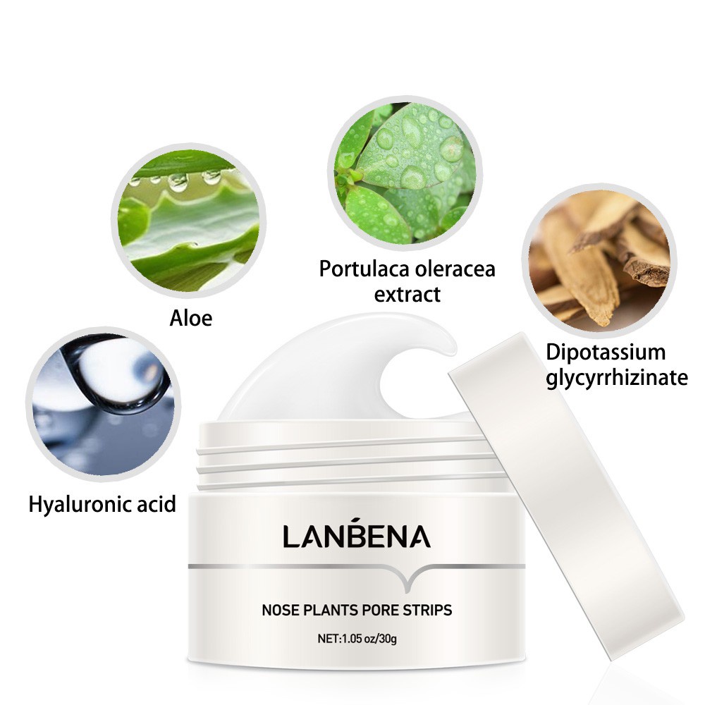 (in stock)LANBENA Black Head Cleansing Cream to Remove Acne Cutin and Repair Pore Facial Mask/30g