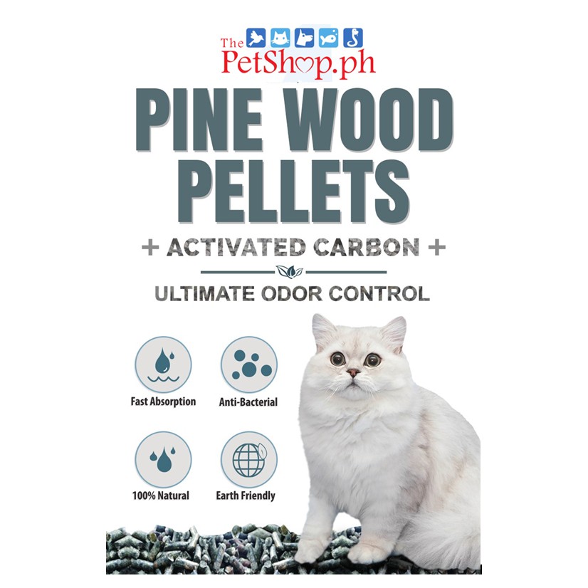 CHARCOAL PINE WOOD Pellets Cat Litter 5kg Shopee Philippines