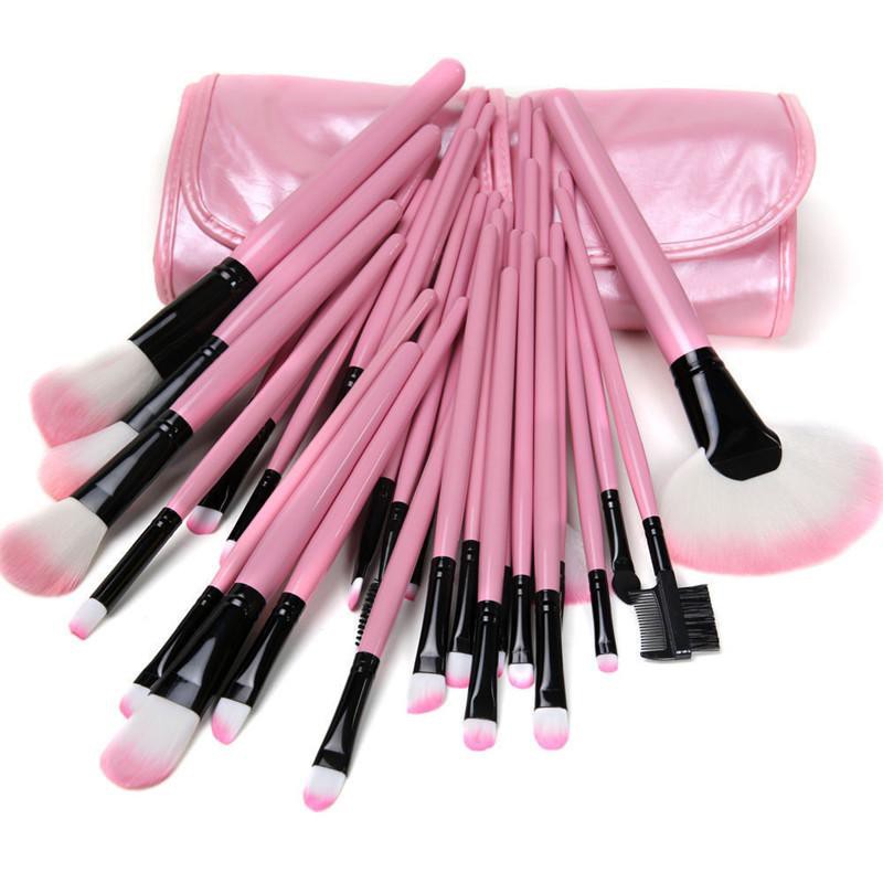 32 PCS Makeup Brush Set(PINK) | Shopee 