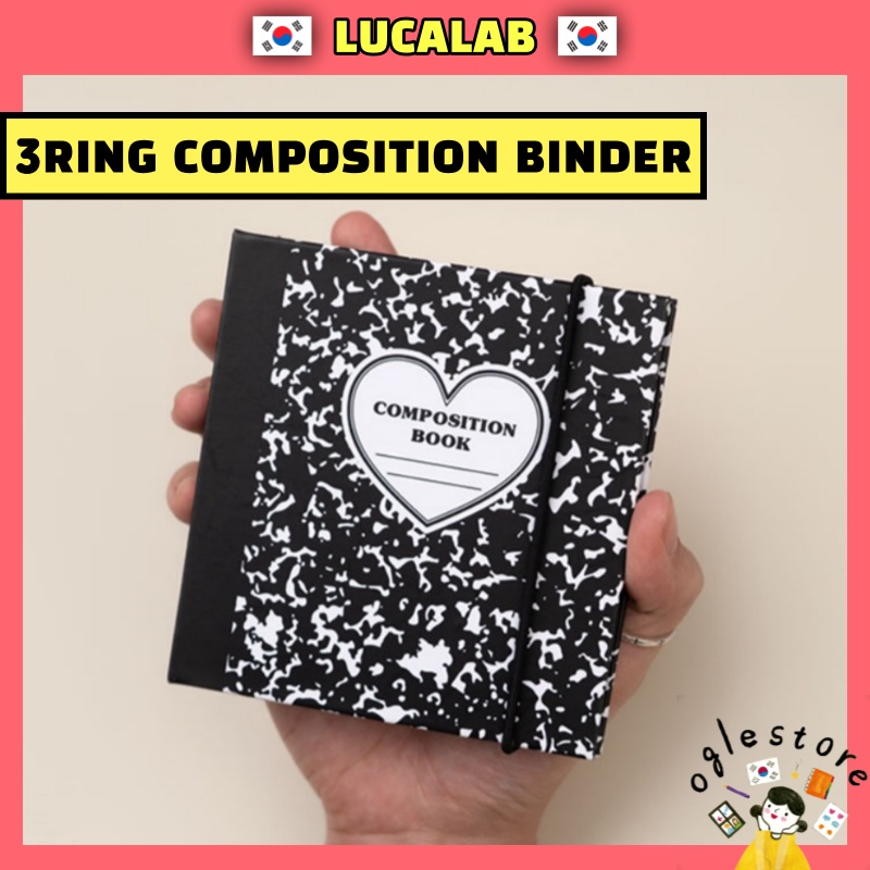 LUCALAB 3RING COMPOSITION BINDER POLCO LUCALAB PHOTOCARD BINDER LUCALAB