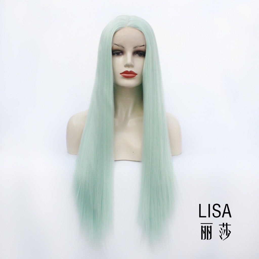 mint hair wig