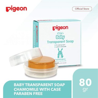 pigeon transparent soap