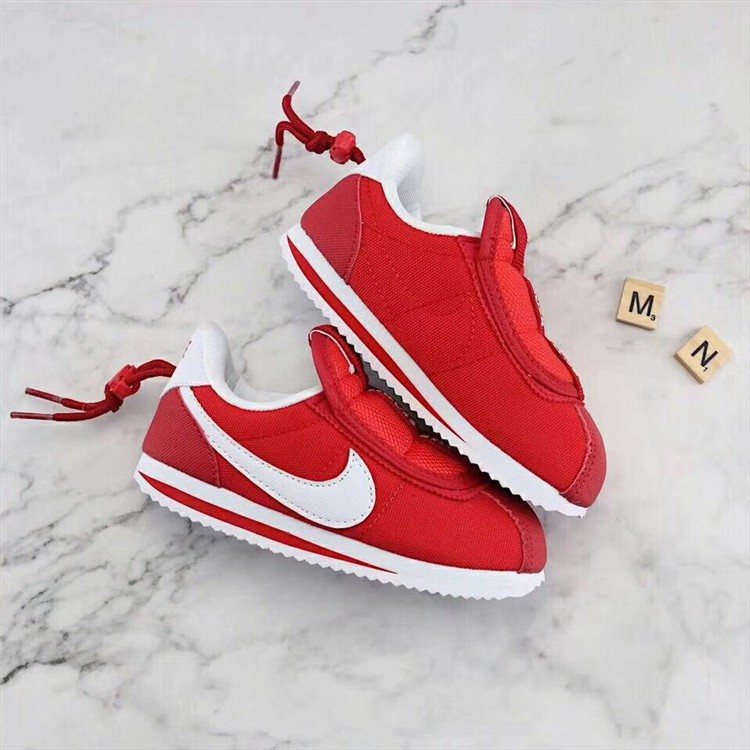 red nike cortez kids