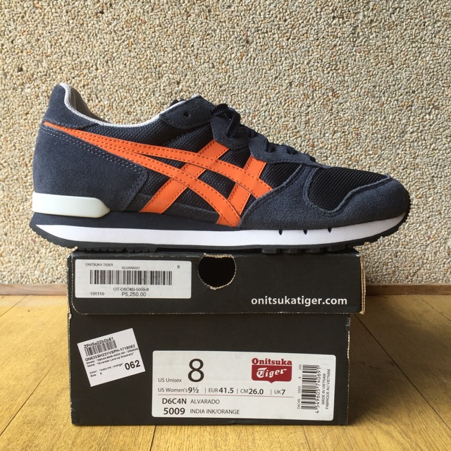 onitsuka tiger by asics alvarado india ink/orange