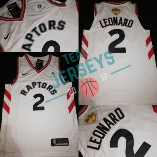 leonard raptors jersey