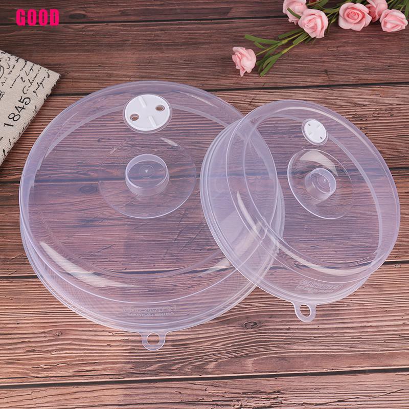 Plastic Microwave Food Cover Clear Lid Safe Vent Kitchen Tools Home